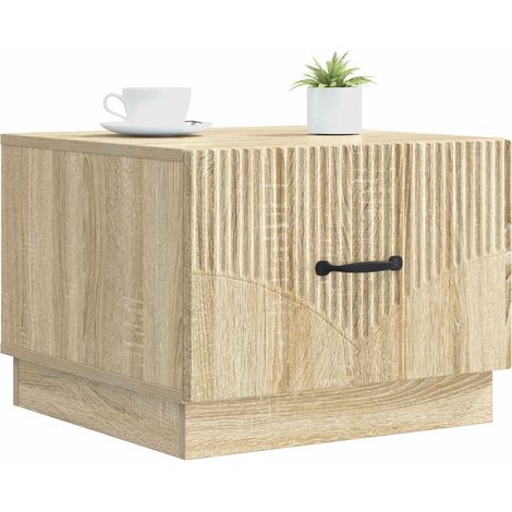 Maison Exclusive - Tavolino da salotto con cassetto Rovere Sonoma 49 x 50 x 37 cm
