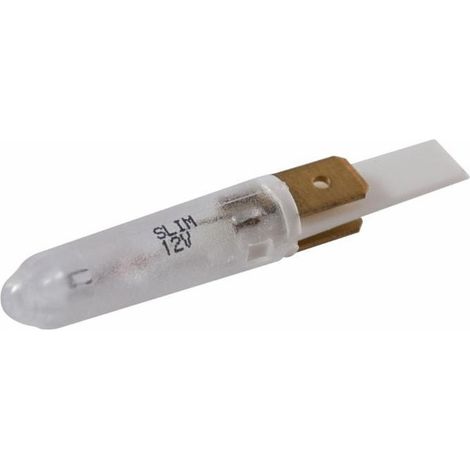 Ampoule 12V Faston mâle 6,3x0,8mm pour voyant IMEL (Lot de 4)