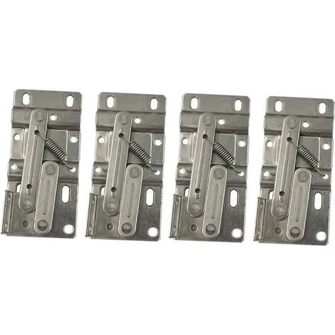 Operitacx 2 paires de charnières à ressort pour plateau basculant petit meuble de cuisine (1/5)