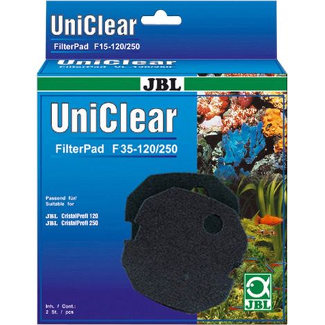 JBL UniClear Filter Pad Supplies, Sabbia, 0 cm, 25 unità