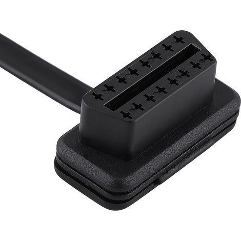 Câble Rallonge Diagnostic de Voiture On-Board Diagnostics2 Câble d'Extension On-Board Diagnostics2 16 Broches Mâle à Femelle 30cm/60cm/100cm(100CM) (1/5)