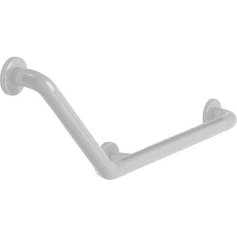 Poignée sécurité blanc en nylon noyau acier protégé de corrosion 501 x 312mm,135° (1/4)