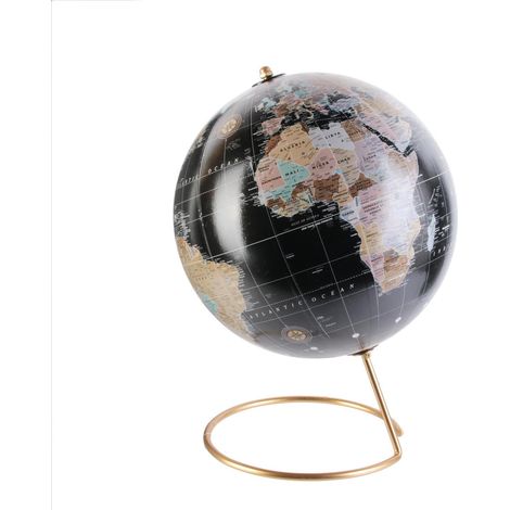Globe Terrestre - HOME DECO FACTORY - Noir et Or (1/5)