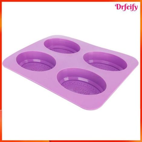 Moule silicone ovale - - 22 x 17 cm - Silicone alimentaire (FDA) - Antiadhésif flexible -40 à 230°C (1/5)