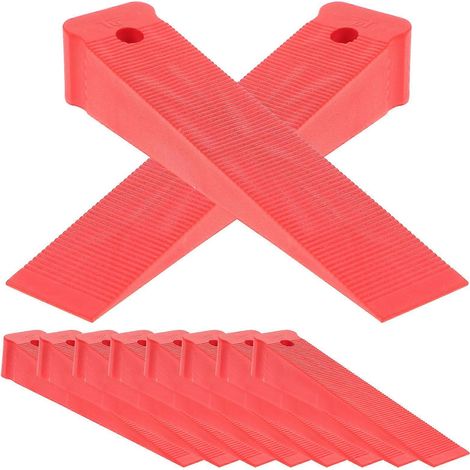 Cales souples en plastique (lot de 10) - Niveleuses multi-usages pour meubles, portes, étagères - Cales de glissement pour projets de bricolage et d'aménagement intérieur (1/2)