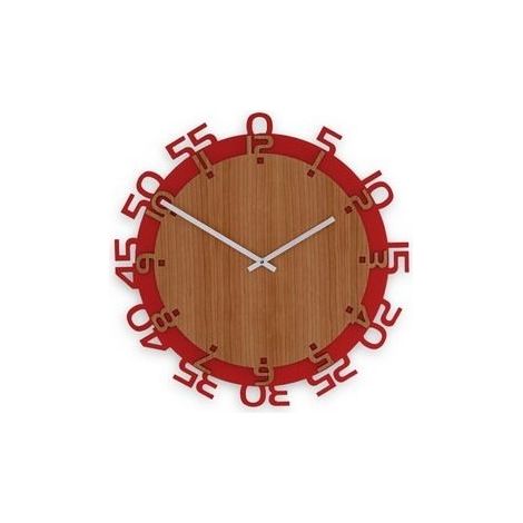 Orologio da parete in legno numeri esterni 50 cm MADE IN ITALY (1/2)