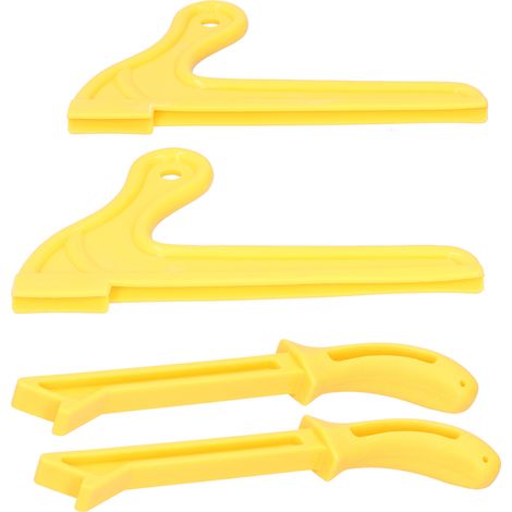 Lot de 4 poussoirs de sécurité pour le travail du bois, outils de protection des mains pour scie circulaire de table.