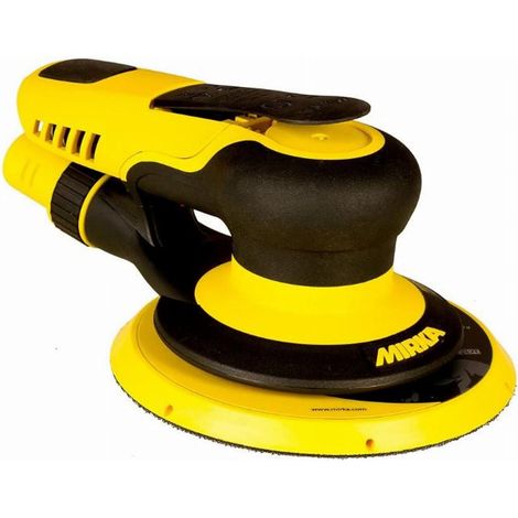 Ponceuse excentrique pneumatique avec aspiration centrale et autoagrippant/pour papier abrasif de Ø 150mm / course de 2,5mm (1/5)