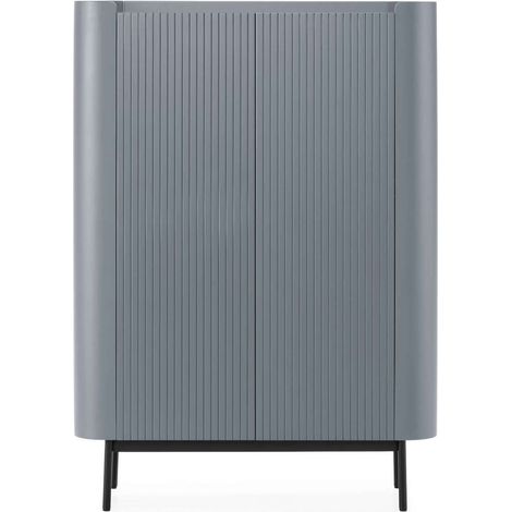 Mueble auxiliar 2 puertas md-Maya acabado azul. 140cm(alto) 100cm(ancho) 40cm(prof). (1/4)