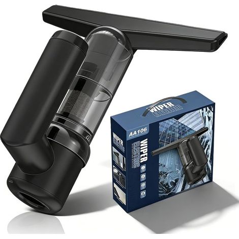Nettoyeur De Vitre Sans Fil avec Reservoir 100 Ml et 30 Min Dautonomie Lave Vitre Electrique Pratique et Leger Aspirateur Vitre Rechargeable pour Vitres Miroirs Portes de Douche et Surfaces Lisses (1/5)