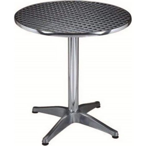 TAVOLO DA BAR TONDO 70 X H 70 CM WATERPROOF IN ALLUMINIO