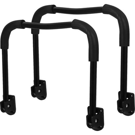 Pied de table pliable en forme de U, ensemble de 2 pièces en fer robuste (1/5)
