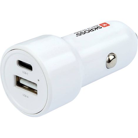 Skross Caricabatteria dual Car 65 W PD Portata massima corrente=3.25 A 12 V a 5 V, 12/24 V, 24 V a 5 V (1/5)