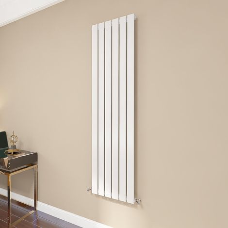 AICA Flat Panel Radiator 1600x408mm Central Heating Single Vertical Stylish White