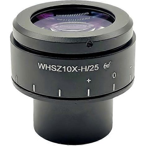 Oculaire de microscope grand champ WHSZ10X-H/25, diamètre 30 mm, réglable pour microscopes stéréo binoculaires et trinoculaires (1/5)