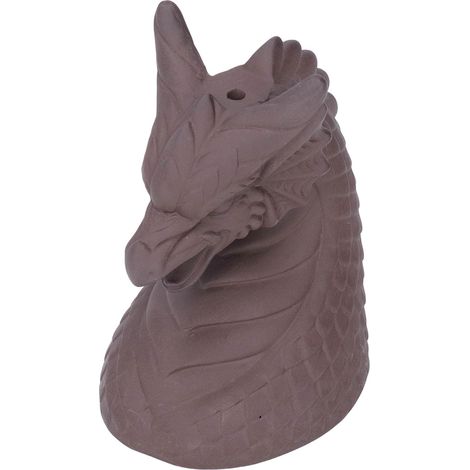 Brûleur d'encens à reflux en forme de cascade de dragon ailé, brûleur d'encens à reflux de style européen et américain, ornement décoratif pour salle de yoga (1/5)