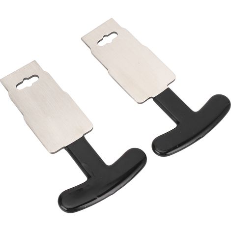 Lot de 2 clés dévisseuses pour bouchons de piscine poignée caoutchouc acier inoxytable à siège oeil et retrait buses spa pour SP1419A SP1419B (1/5)
