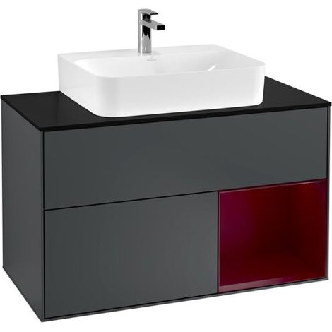 Villeroy & Boch G122HBHG Meuble sous-lavabo Finion G12 (1/2)