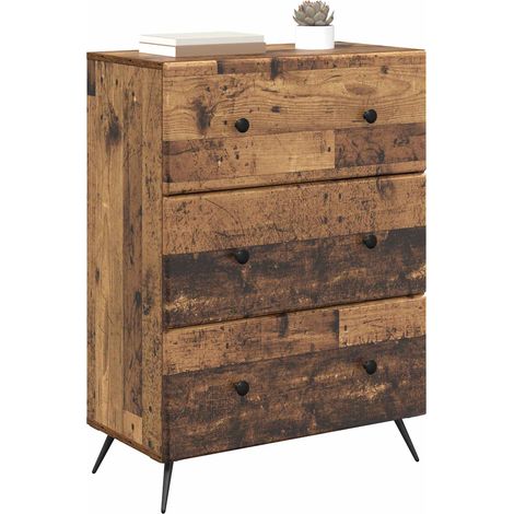 Maison Exclusive - Mobile con Cassetti Legno antico 66 x 34,5 x 90 cm