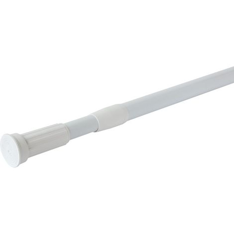 Homemaison – Barre pour rideau de douche extensible 70-120 cm – Acier inoxydable – Installation sans perçage – Résistante à l'humidité