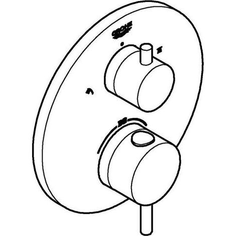 Grohe Atrio Thermostat-Brausebatterie, 2 Verbraucher, 24135AL3 (1/5)