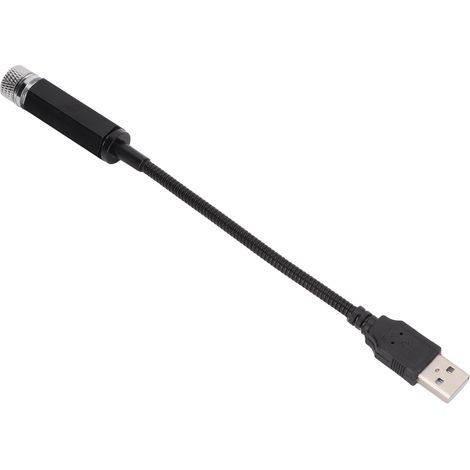 Veilleuse étoilée USB multi-modes romantique 5V 0,15W 0,2A Projecteur universel pour toit de voiture Lampe d'ambiance pour chambre et soirées Rouge (1/5)
