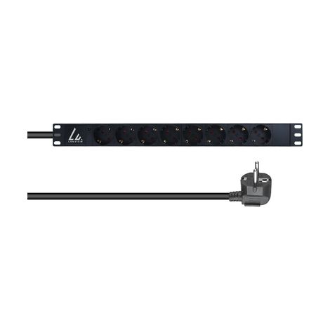 Lanview LVR-3MSCH PDU 8-Sockets 1U Negro (1/3)