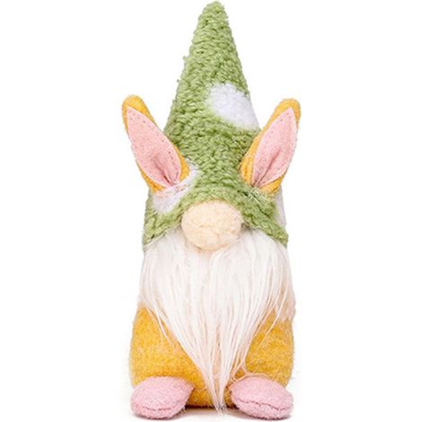 de Pâques Poupée lapin nain sans visage ornement de bureau (1/4)