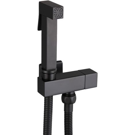 Bidet-Dusch-WC-Handbidet-Sprühset, WC-Handbrause-WC, WC-Sprühgerät, Stoffwindeln, schwarz (1/5)