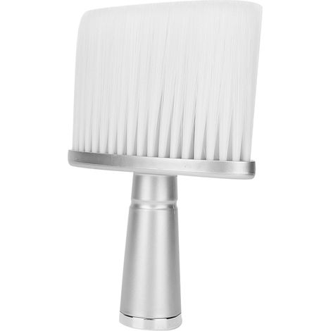Brosse portable pour l'épilation du cou et du visage, balai de dépoussiérage et de nettoyage (argent) (1/5)