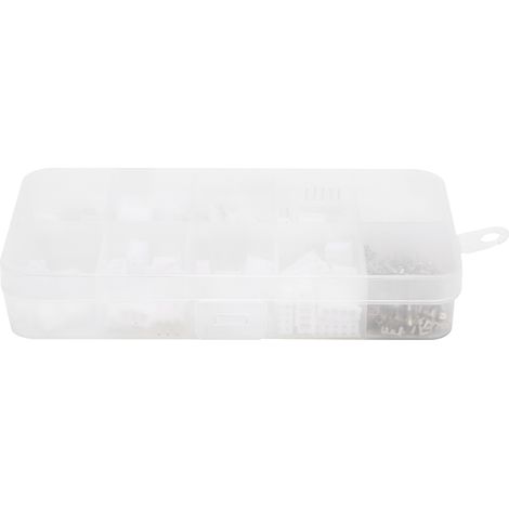 Connecteur électrique 150 pièces, boîtier de terminal JST 2,54mm blanc, kit de connecteurs femelles pour câblage électronique, lot de douilles de connexion (1/5)