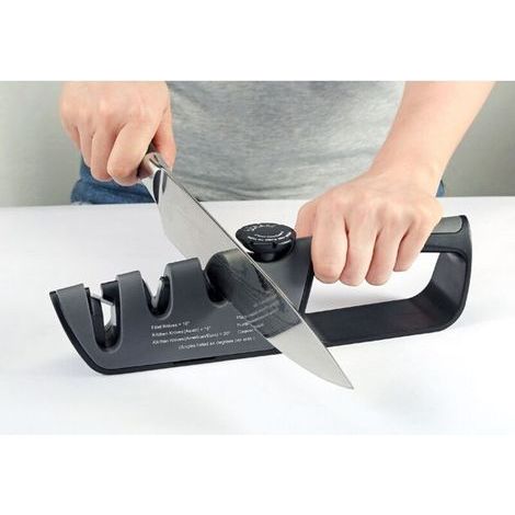 Professioneller 3-stufiger Messerschärfer – Japanischer Messerschärfer mit verstellbarem Griff (1/5)