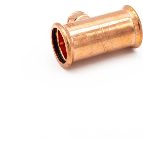 PrimaPress 42x42x1/2" Copper Press Fit Tee - Leak Detection (1/3)