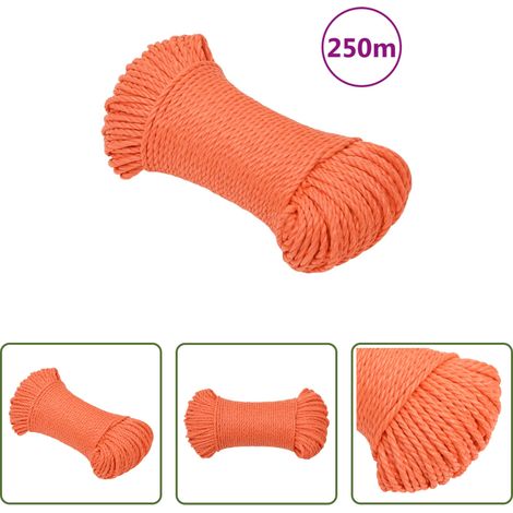 Seil - Arbeitsseil Orange 8 mm 250 m Polypropylen (1/5)