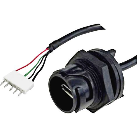 Micro-USB B Einbaubuchse Buchse, Einbau Buccaneer 4000 Passend für: PXP4040 PXP4043/B Bulgin Inhalt: