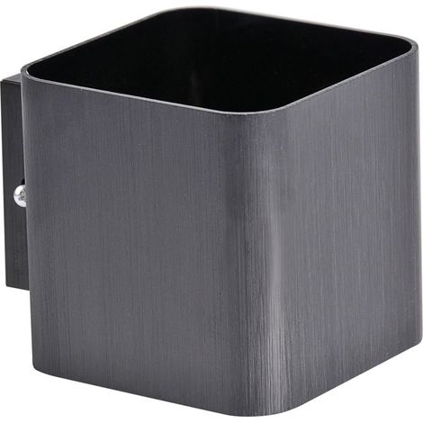Polux Applique murale IZAR aluminium noir brossé G9 10W (1/4)