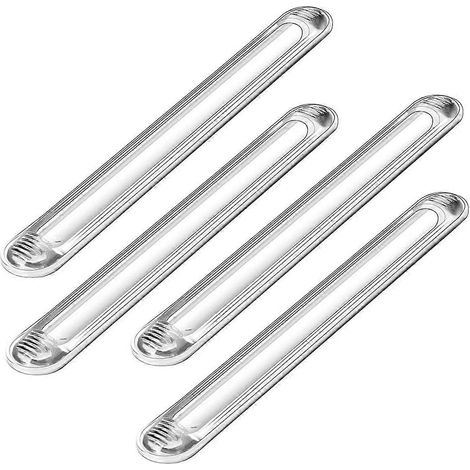 Butoirs de porte en silicone pour murs (lot de 4), protection murale transparente pour portes de placard, portes de voiture, tiroirs, etc. (1/5)