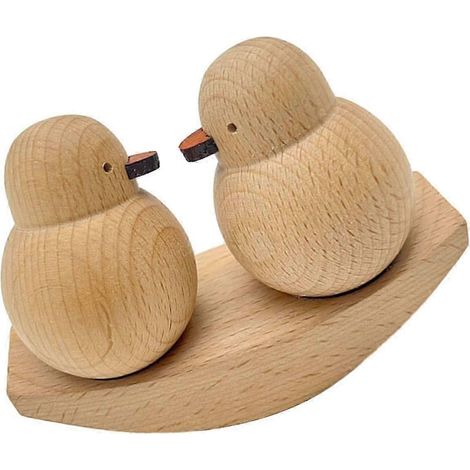Geschnitzte Entenskulpturen – Figur für Zuhause, Schreibtisch oder Garten – Geschenkidee zum Geburtstag oder Jahrestag (1/5)