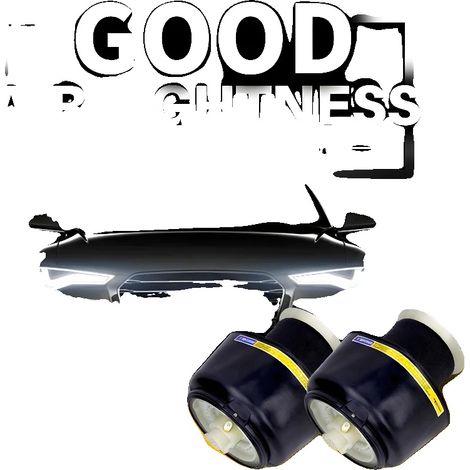 Sospensioni pneumatiche, in materiale gommoso, 15 x 6 x 6 pollici, compatibili con la berlina di lusso Serie 5 GT, capacità di carico 3000 libbre, qualità certificata dal settore. (1/5)