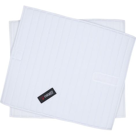 Bandages cheval Catago confort rembourrés velcro blanc 4 pcs