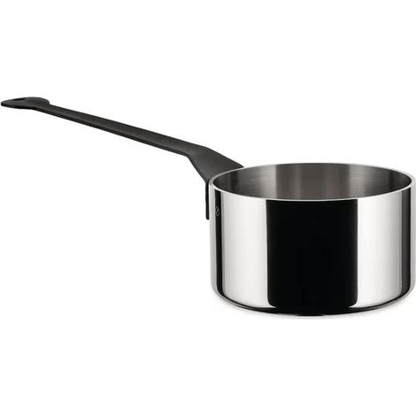Alessi La Cintura di Orione Casseruola a Manico Lungo o Russa, Acciaio Inossidabile, Argento, 14 cm