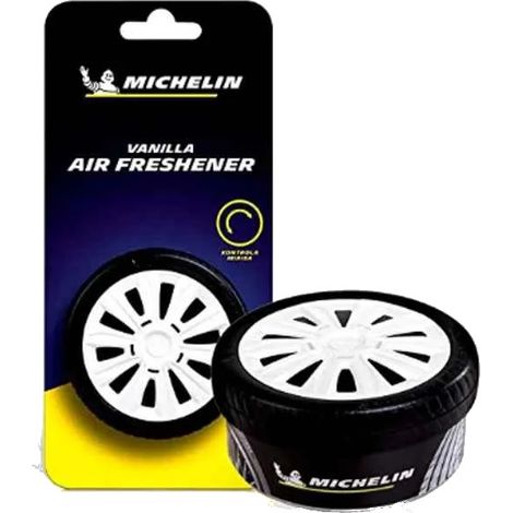 Ambientador para coche con aroma a vainilla y aceite Michelin. (1/5)