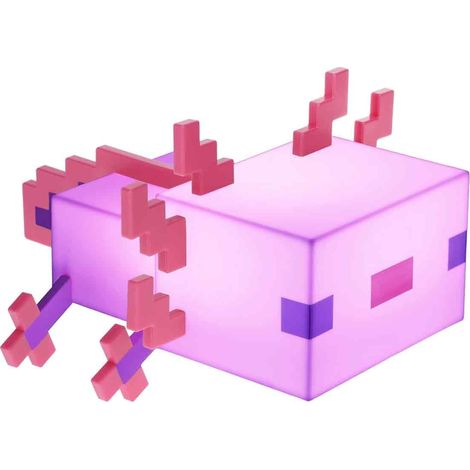 Lampara Axolotl - 2 Cm - 5 Modos De Color - Silicona - Para Escritorio De Juegos Y Mesita De Noche - 1 Unidad (1/5)