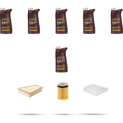 Kit tagliando 3 FILTRI e 6L OLIO compatibile con Mercedes CLA (C117,X117) 200 115kw Dal 2013 (1/5)