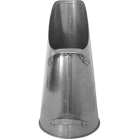 Kohlenkasten Strend Pro, 15x25,5x48,5cm, verzinkter Kohlenkasten für Kohle