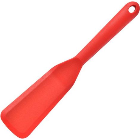 Espátulas de silicona (juego de 2)，Espátulas de silicona antiadherentes y resistentes al calor，ideales para freír pescado，Sin BPA (verde oscuro) (1/5)