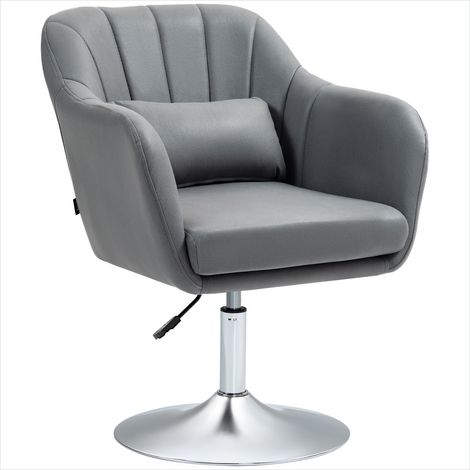 Banc de salle à manger Fauteuil de salon pivotant 360° en tissu (1/5)
