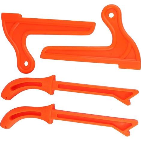 4-teiliges Sicherheits-Schiebestock-Set, Handschutz für Tischkreissägen, Bandsägen, Tisch-Holzbearbeitungswerkzeuge (leuchtend orange), andere Handwerkzeuge (1/5)