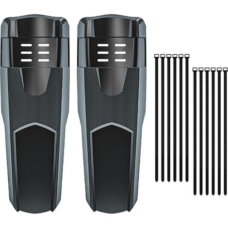 SHINING HOUSE Paquet de 2 garde-boue universels pour vélo de montagne, accessoires avant et arrière (1/5)