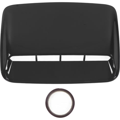 Couvercle D'aération de Capot, Couvercle de Capot D'aération de Capot Moteur Noir Brillant Universel pour la Modification de Voiture